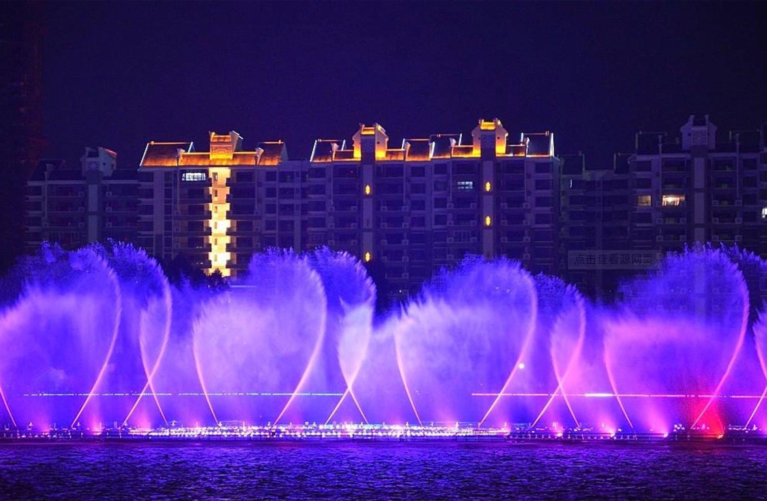 湖面升降喷泉